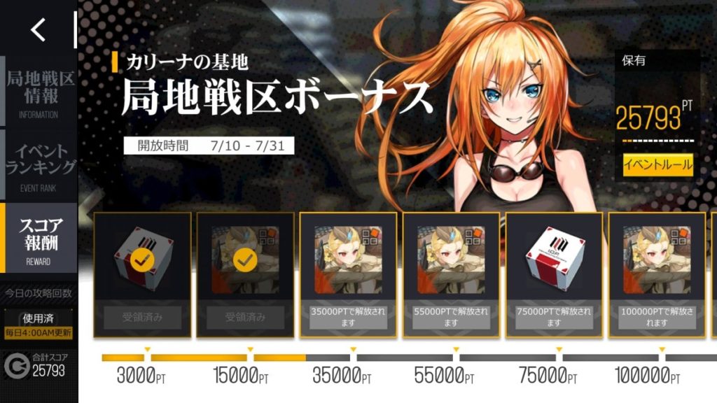局地戦の二日目