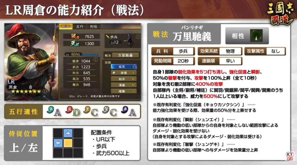 【三國志覇道】LR周倉、LR諸葛恪 | AYNUGAMES